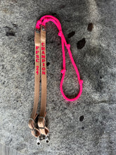 Award or farm Barrel Reins leather and paracord , Round with grip knots...You choose color and length