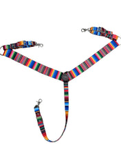 Serape tack set breast collar nylon horse size with browband headstall