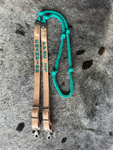 Award or farm Barrel Reins leather and paracord , Round with grip knots...You choose color and length