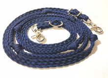 Purple barrel reins , Round with grip knots...You choose color and length
