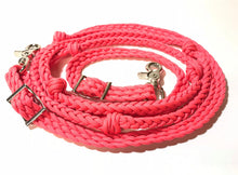 Purple barrel reins , Round with grip knots...You choose color and length