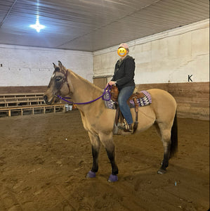 Purple barrel reins , Round with grip knots...You choose color and length