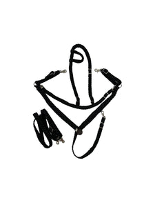 Black  mule tape tack set.