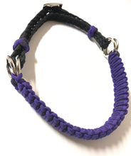 side pull hackamore  bitless attachment purple.... with black or brown chinstrap...all sizes.