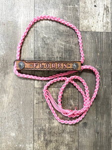 Personalized COW halter small mini cow or calf in brown