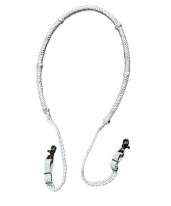 Stiff loop cable Barrel Reins with grip knots...You choose color and length