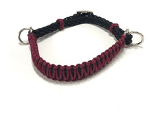 Burgundy side pull hackamore  bitless attachment “with a whoa”.... with black or  brown chinstrap...all sizes