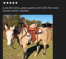 Desert sand Barrel Reins, Round with grip knots...You choose color and length