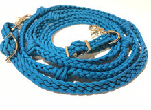 Purple barrel reins , Round with grip knots...You choose color and length