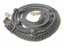 Purple barrel reins , Round with grip knots...You choose color and length