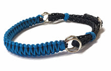 Carribean blue side pull hackamore  bitless attachment.... with black or  brown chinstrap...all sizes