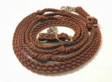 Purple barrel reins , Round with grip knots...You choose color and length