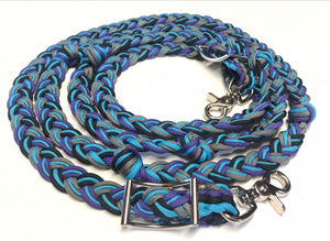 Barrel Reins, wide 1” reins with grip knots...You choose color and length