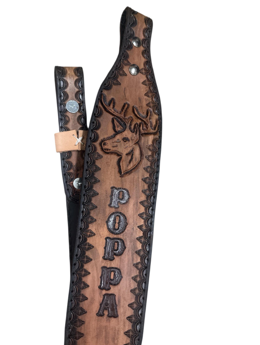 Hand tooled sling