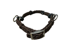 average horse knotted side pull hackamore  brown and black