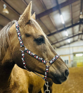 Vegas gambler nylon horse halter