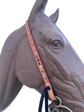 No ear personalized leather bridle