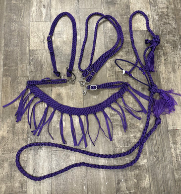 Purple mule tape tack set.