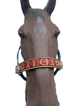 PERSONALIZED horse halter blue