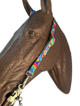 Tie dye  print  tack set breast collar nylon horse size