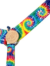 Tie dye  print tack set breast collar nylon horse size