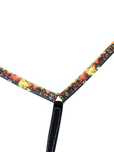 Halloween print tack set breast collar nylon horse size