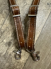 Barrel Reins leather and paracord ,plait with grip knots...You choose color and length