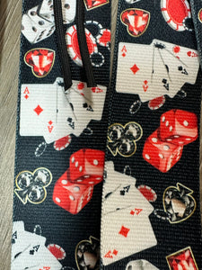 The Gambler cinch strap set.