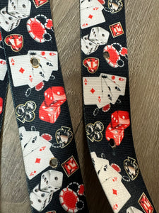 The Gambler cinch strap set.