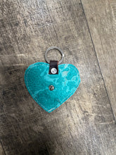 Hair on cow hide key fob TBT