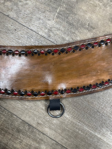 Tripping collar 4 aces with matching headstall.