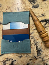 Cardholder unisex leather minimalist card wallet