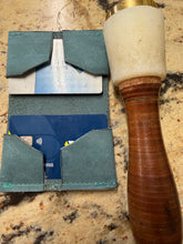 Cardholder unisex leather minimalist card wallet
