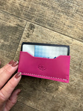 Cardholder unisex leather minimalist card wallet