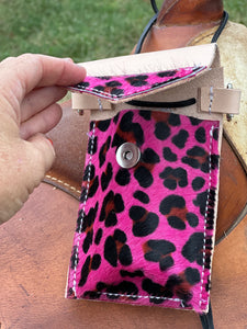 Sale Phone pouch pink cheetah