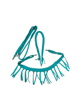Teal mule tape tack set.