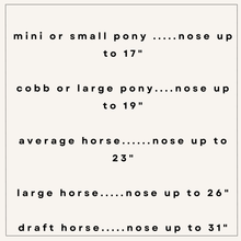 Side Pull Hackamore bitless attachment  all sizes  SOLID COLOR - Tiffanys Braided Tack LLC