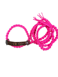 Personalized sheep, lamb, or goat halter.