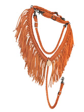 fringe breast collar pumpkin orange