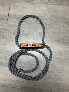 Personalized COW halter small mini cow or calf in brown