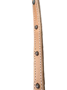 Herman oak leather Headstall horse size