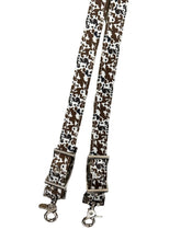 Cow print Barrel Reins, Round with grip knots...You choose color and length