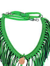 Neon green fringe  Tack set