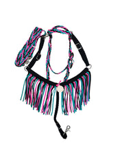 Pony Set- Black, hot pink, and green turquoise