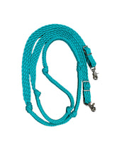 Purple barrel reins , Round with grip knots...You choose color and length