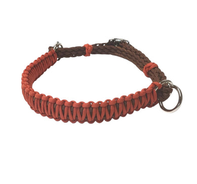 Burnt orange side pull hackamore  bitless attachment “with a whoa”.... with black or  brown chinstrap...all sizes