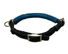 Carribean blue side pull hackamore with a whoa bitless attachment.... with black or  brown chinstrap...all sizes