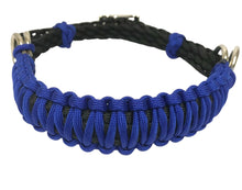 side pull hackamore electric blue   bitless attachment.... with black or brown chinstrap...all sizes