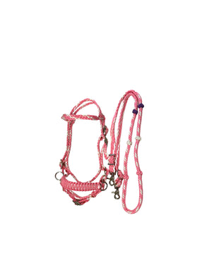 Complete Bitless bridle for ponies …side pull hackamore with reins