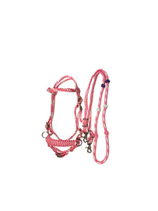 Complete Bitless bridle for ponies …side pull hackamore with reins